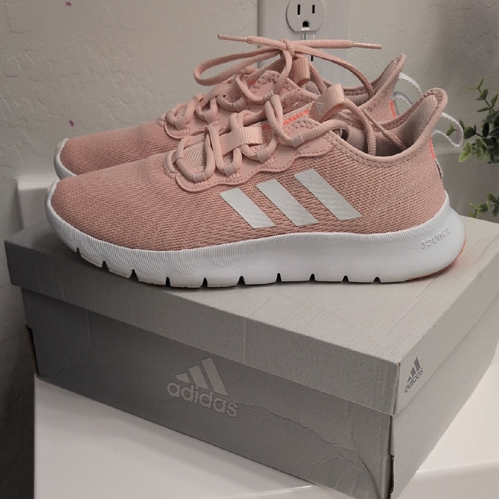 Adidas Women's Soft Pink Sneakers